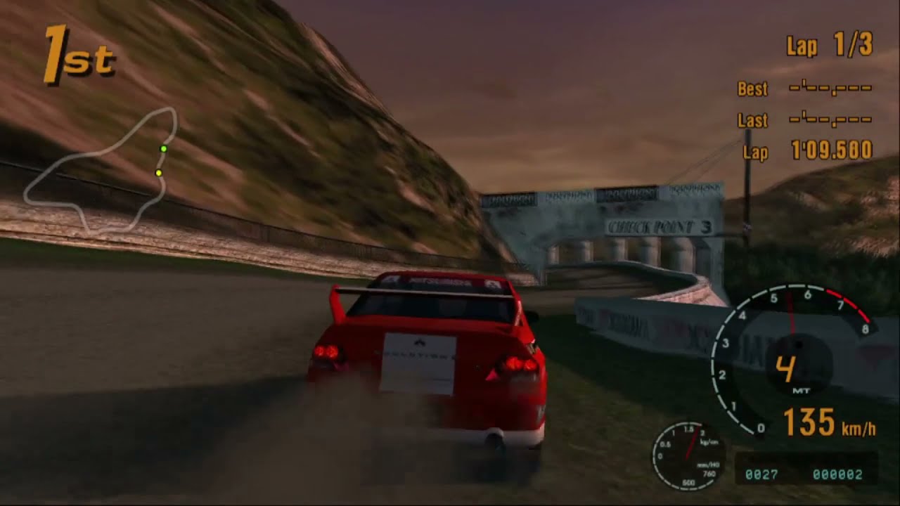 Gran Turismo 3: A-Spec - Mitsubishi Lancer Evo Rally Car Prototype [gameplay #9]