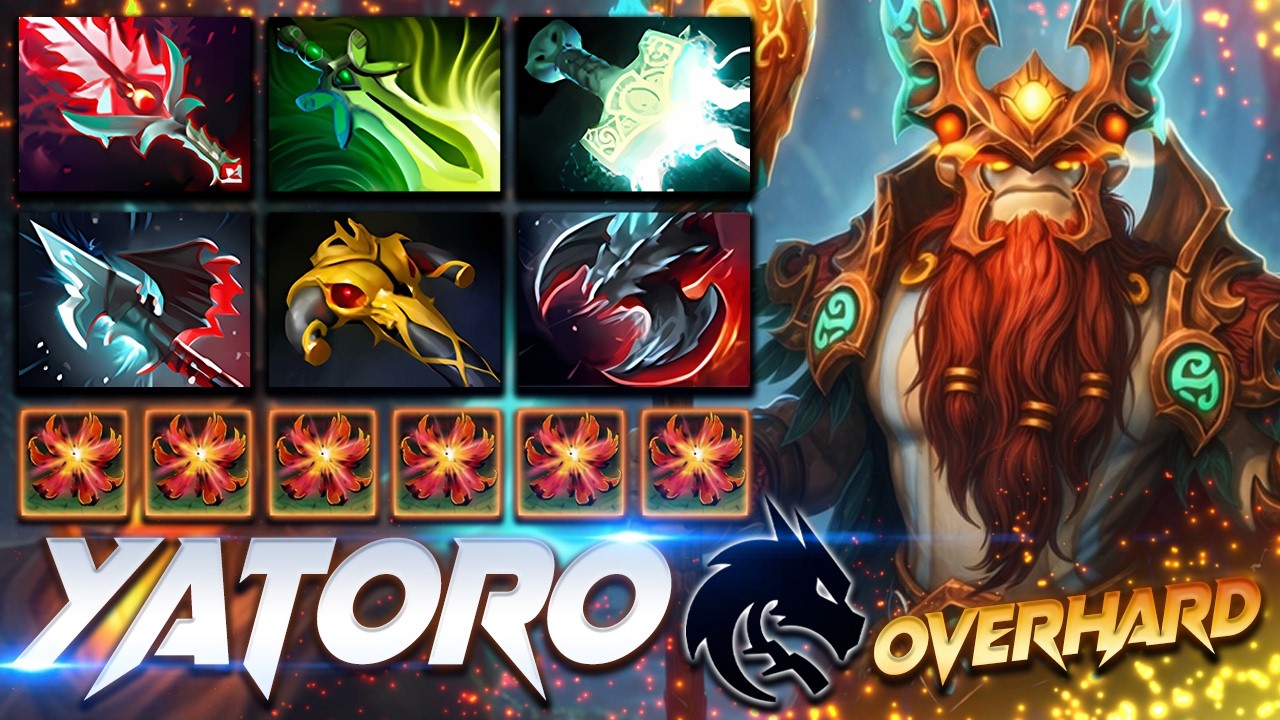 Yatoro Nature's Prophet - OVERHARD - Dota 2 Pro Gameplay [Watch & Learn]