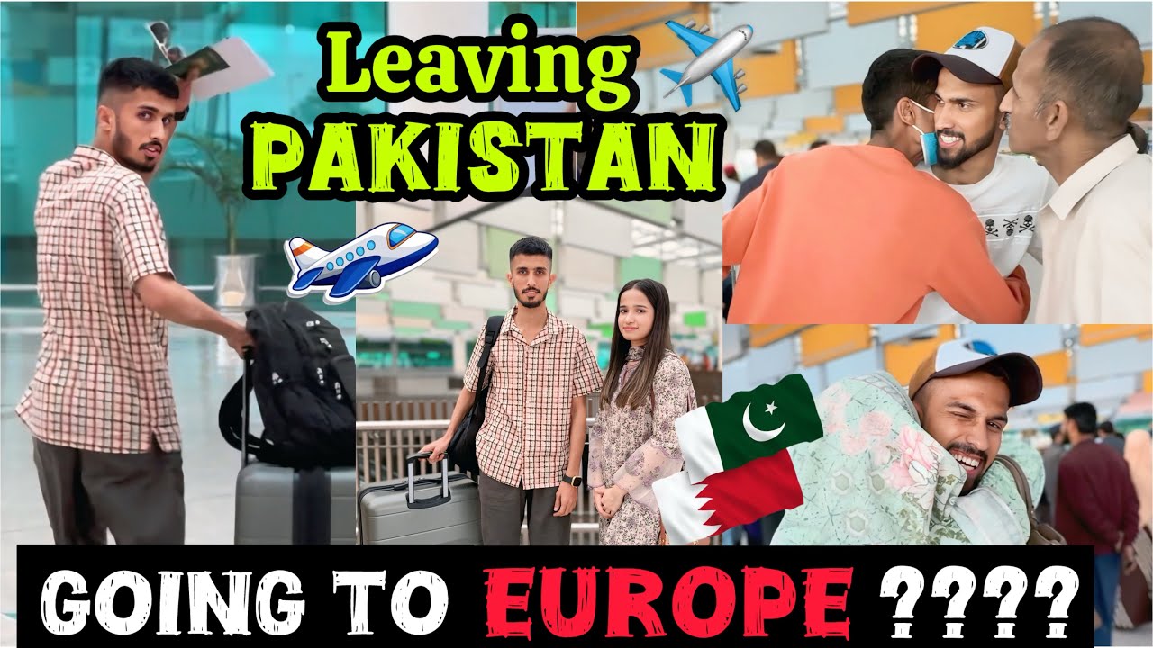 Going To Europe???✈️ | Emotional Departure😭 | Leaving Pakistan 🇵🇰| AK VLOGS