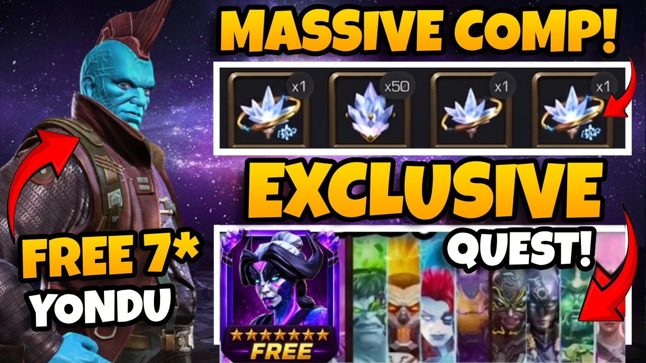 FREE 7★ Yondu Glitch!? 😱 MASSIVE Compensation + New Endgame Content | MCOC