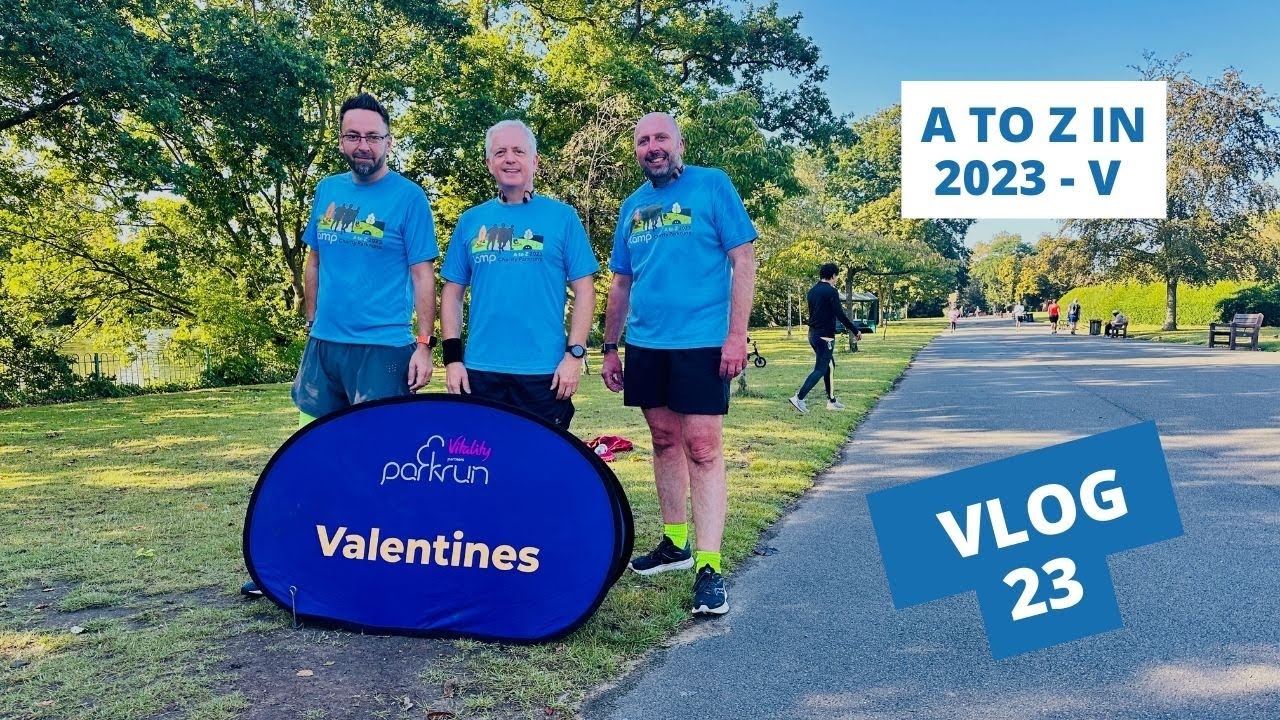 Parkrun A to Z in 2023 for Leicestershire Mental Health Charity LAMP, Valentines Park, vlog 23