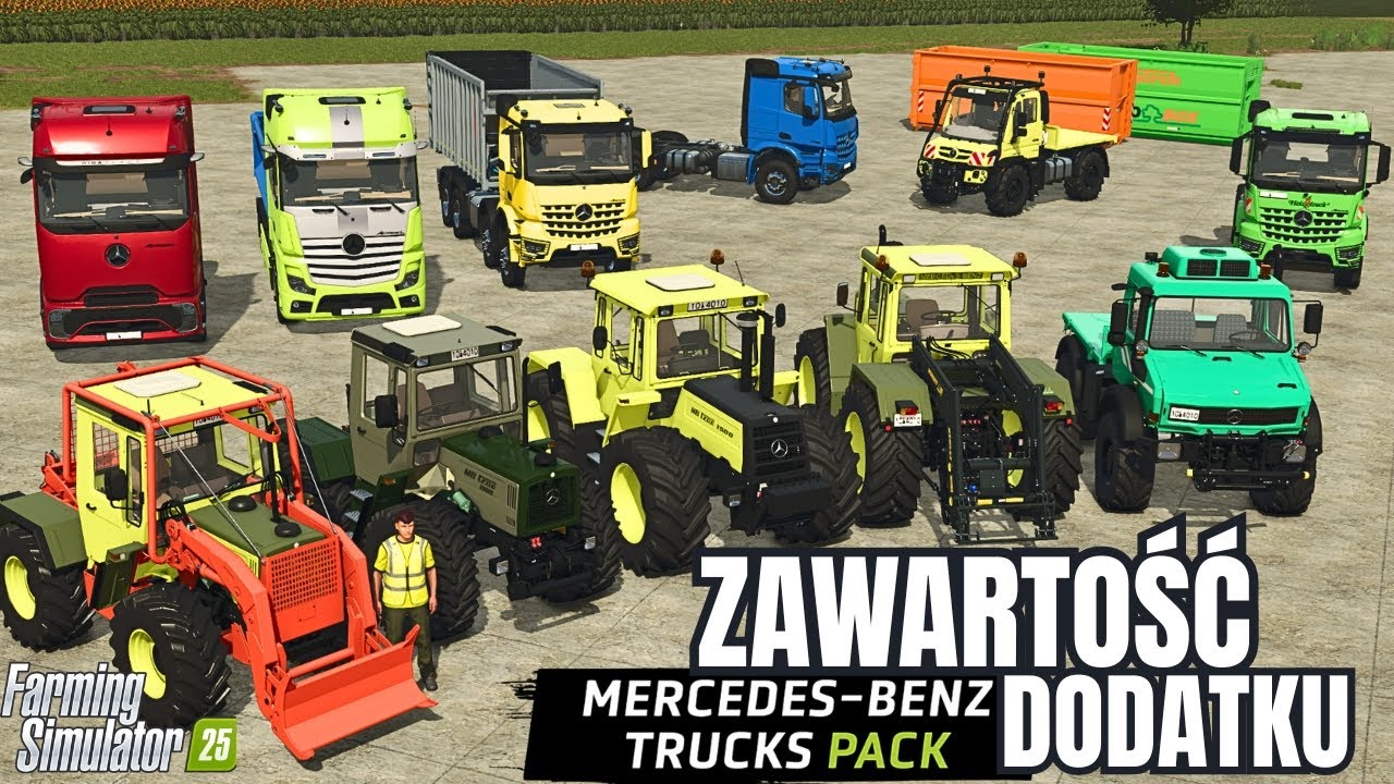 Co kryje Mercedes-Benz Trucks Pack? Nowy dodatek do FS 25