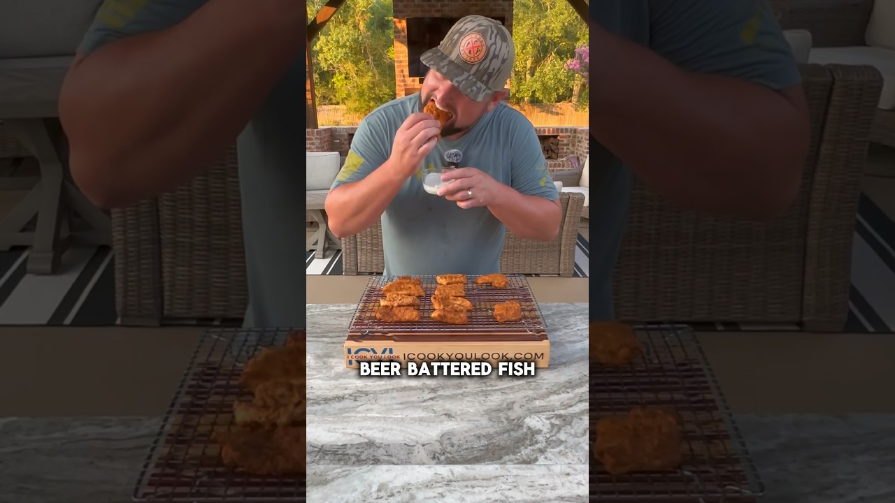 Beer battered fish is the best way! #fishfry #cooking #easyrecipe #delicious #foodie #fathersday