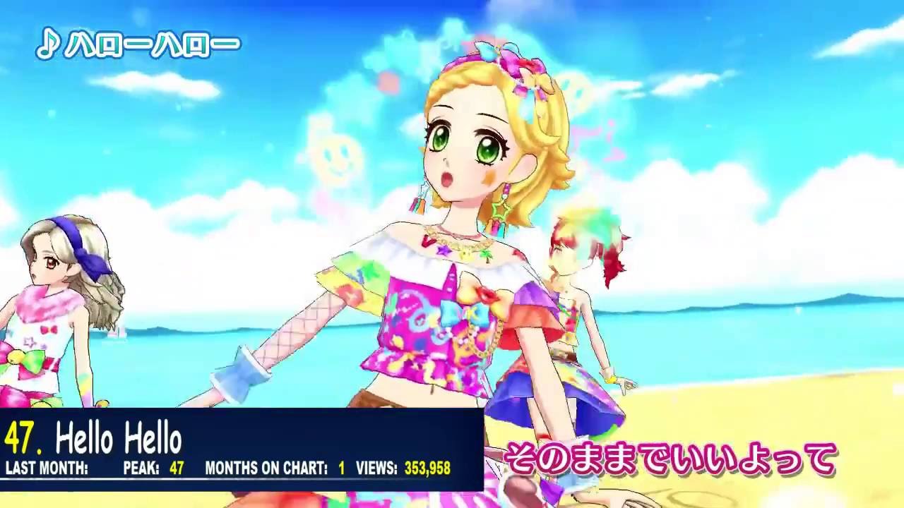 [TOP50] 人気の動画アイカツ！歌（2016年7月）Most Viewed Aikatsu Songs ( July 2016 )