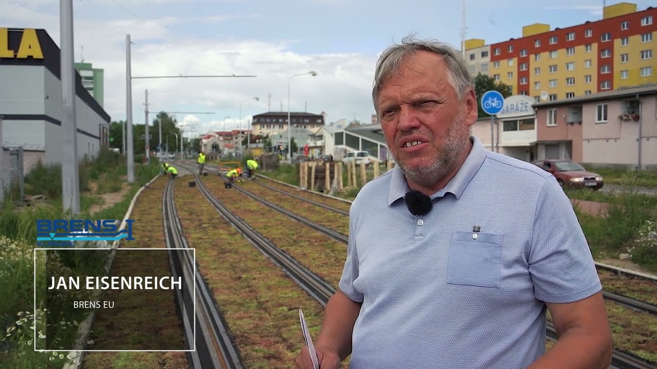 Nová tramvajová trať v Olomouci pokvete barvami a bude tichá - díky unikátnímu koberci z rozchodníků