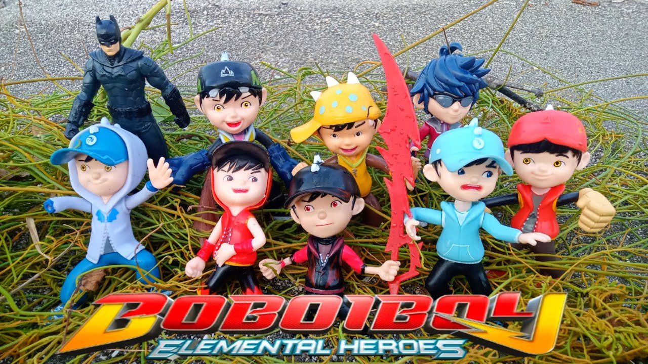 Menyelamatkan sahabat boboiboy semesta di semak-semak pinggir pantai...!!