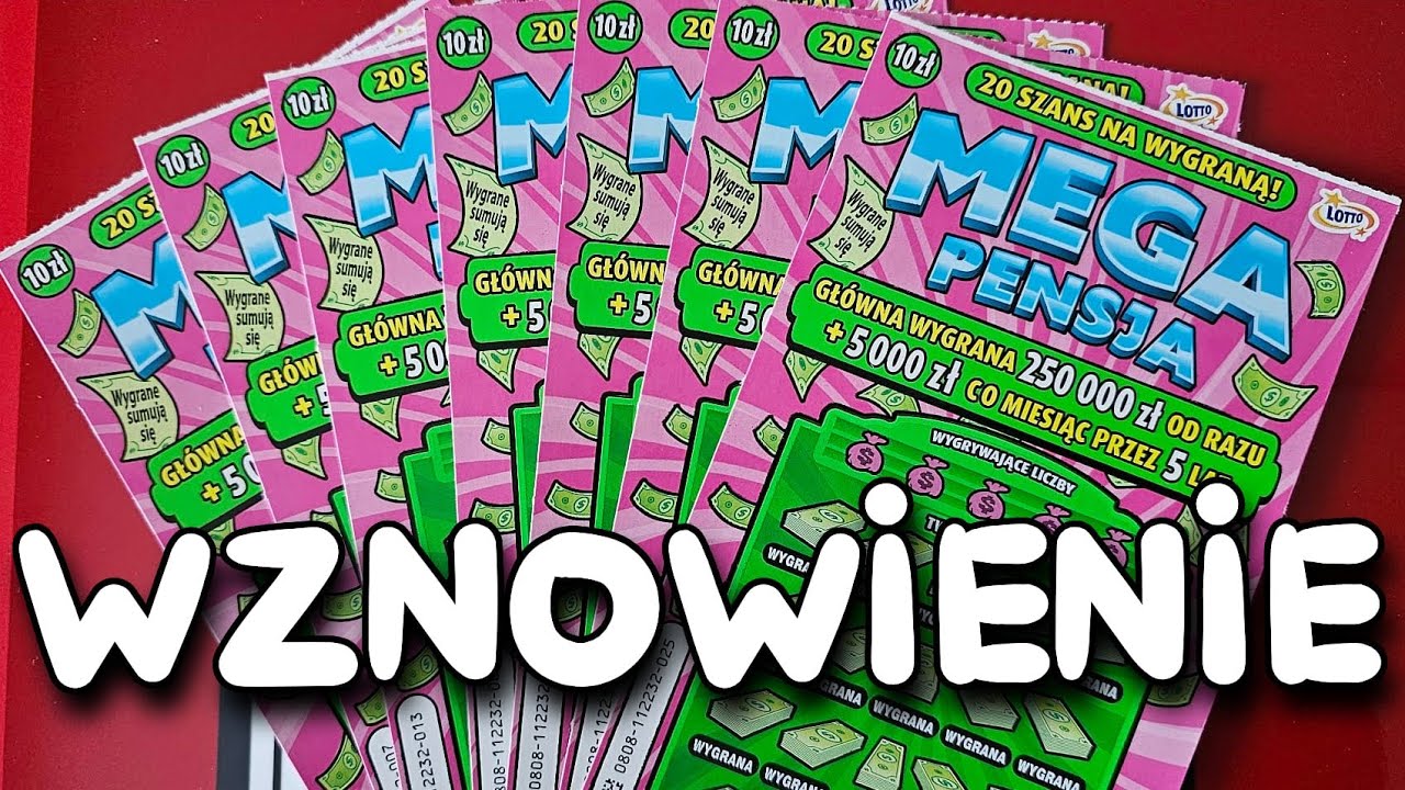 Wznowienie zdrapki MEGA PENSJA 🤩🩷 7 sztuk na stole 🔥💚 