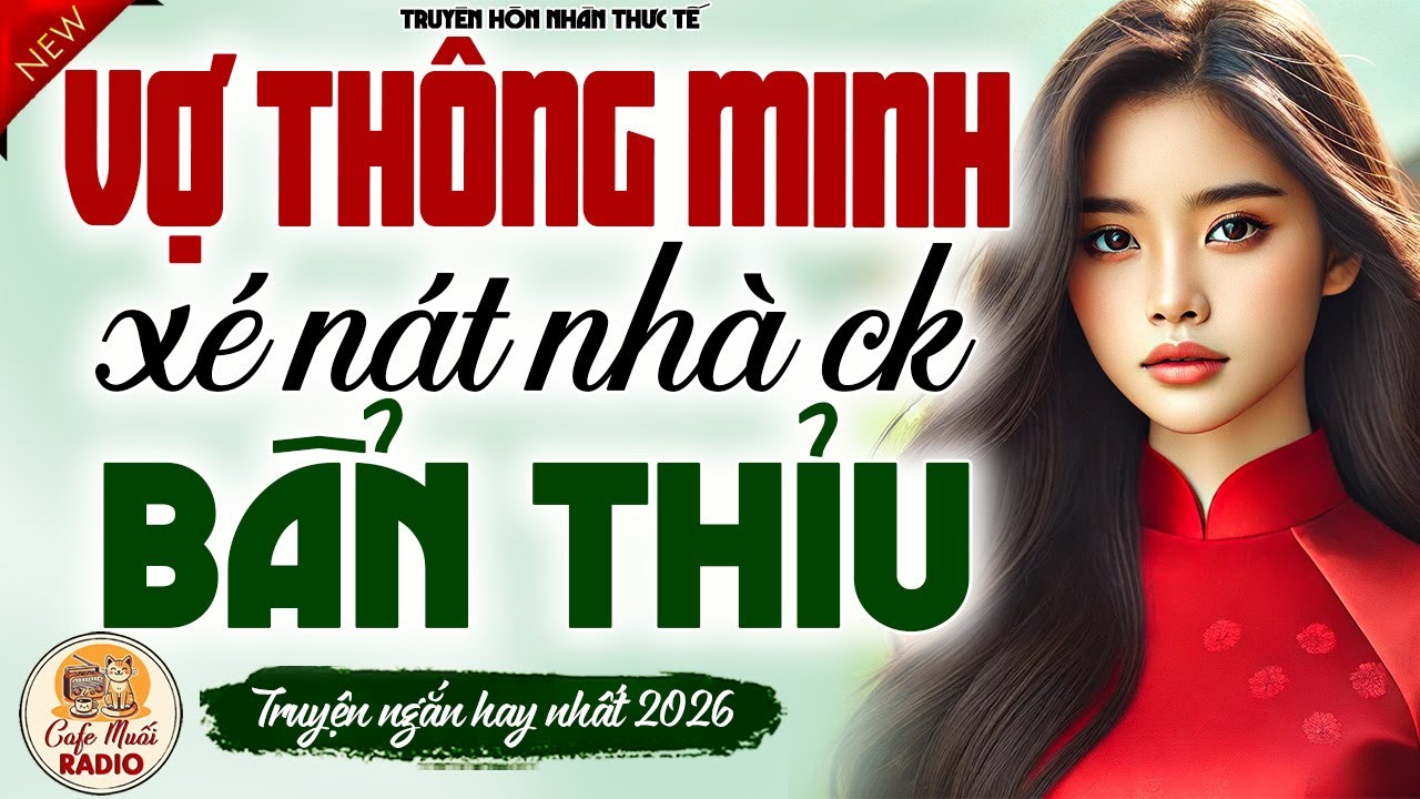 Nghe cực phê đến phút cuối: CÚ LẬT MẶT NGOẠN MỤC, NGƯỜI VỢ THÔNG MINH XÉ NÁT NHÀ CHỒNG BẨN THỈU