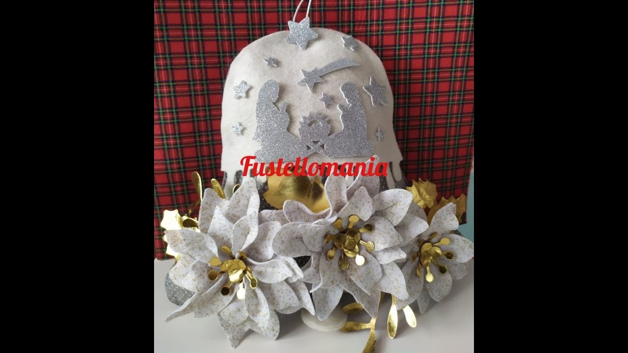 Tutorial fustella Sizzix Christmas Foliage 663371 #tutorial #sizzix #fustellomania
