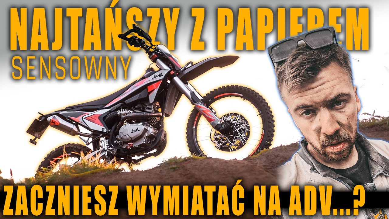 NAJTAŃSZY SPOSÓB NA NAUKĘ JAZDY W TERENIE: JML EN 250i PRO z papierem