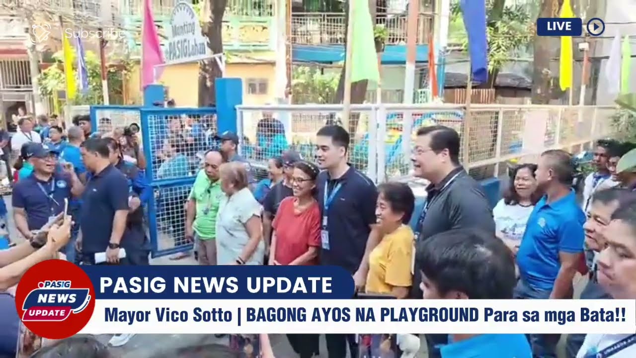 🔵 Mayor Vico Sotto | Bagong Ayos na ang PLAYGROUND ng mga Bata | #Oplankaayusan 