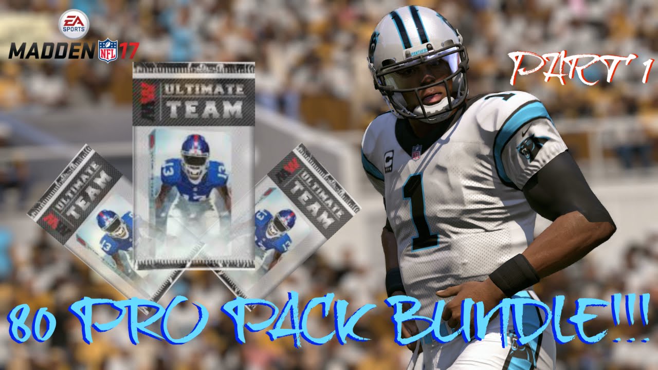 MADDEN 17- 80 PRO PACK LAUNCH MUT17 (Part 1)