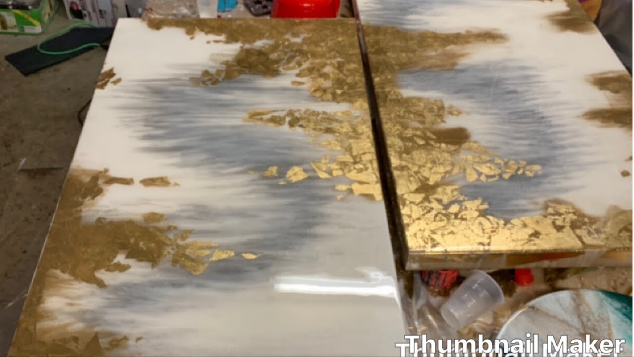 Resin Art-Epoxy painting_on wood