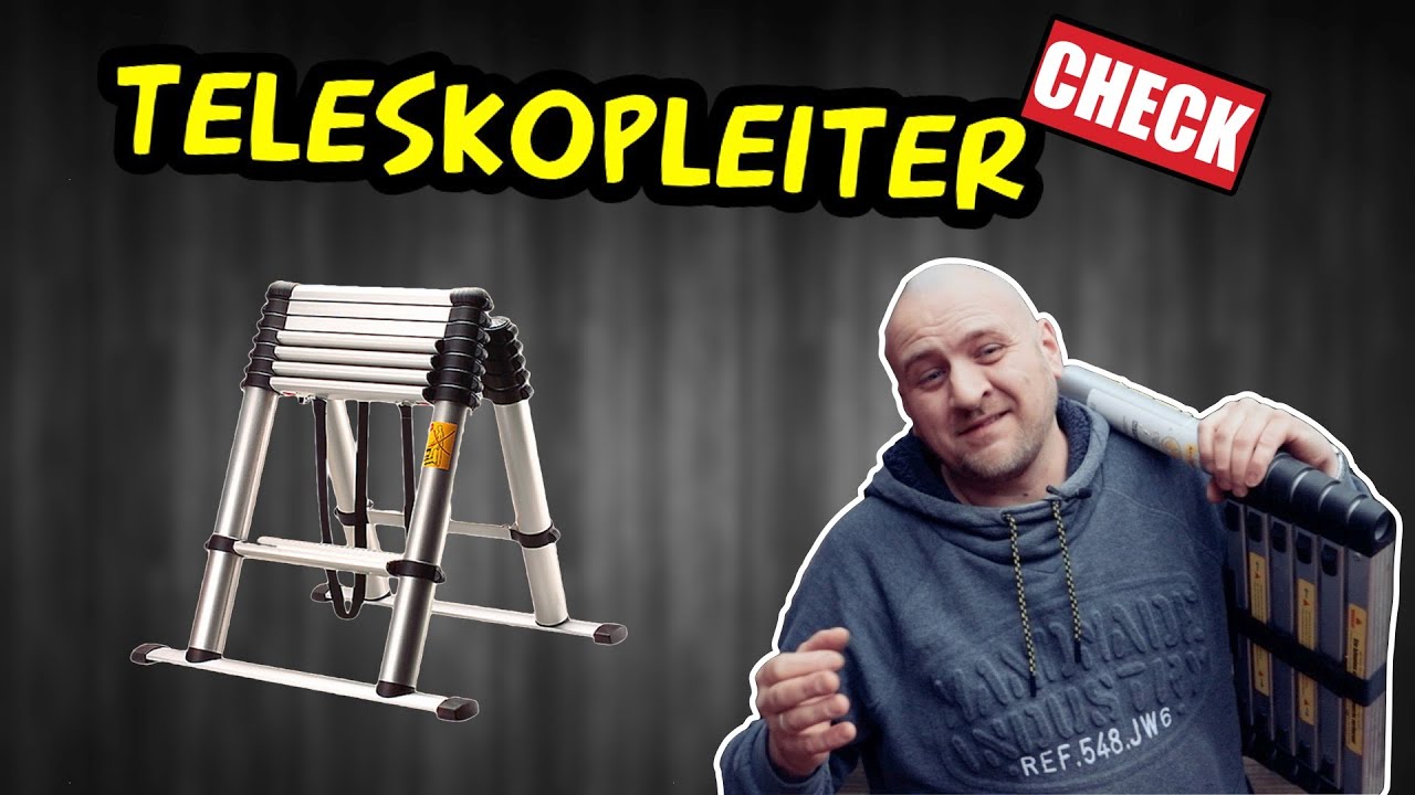 ✅ Teleskopleiter Test : das solltest Du wissen ! HENGDA LEITER