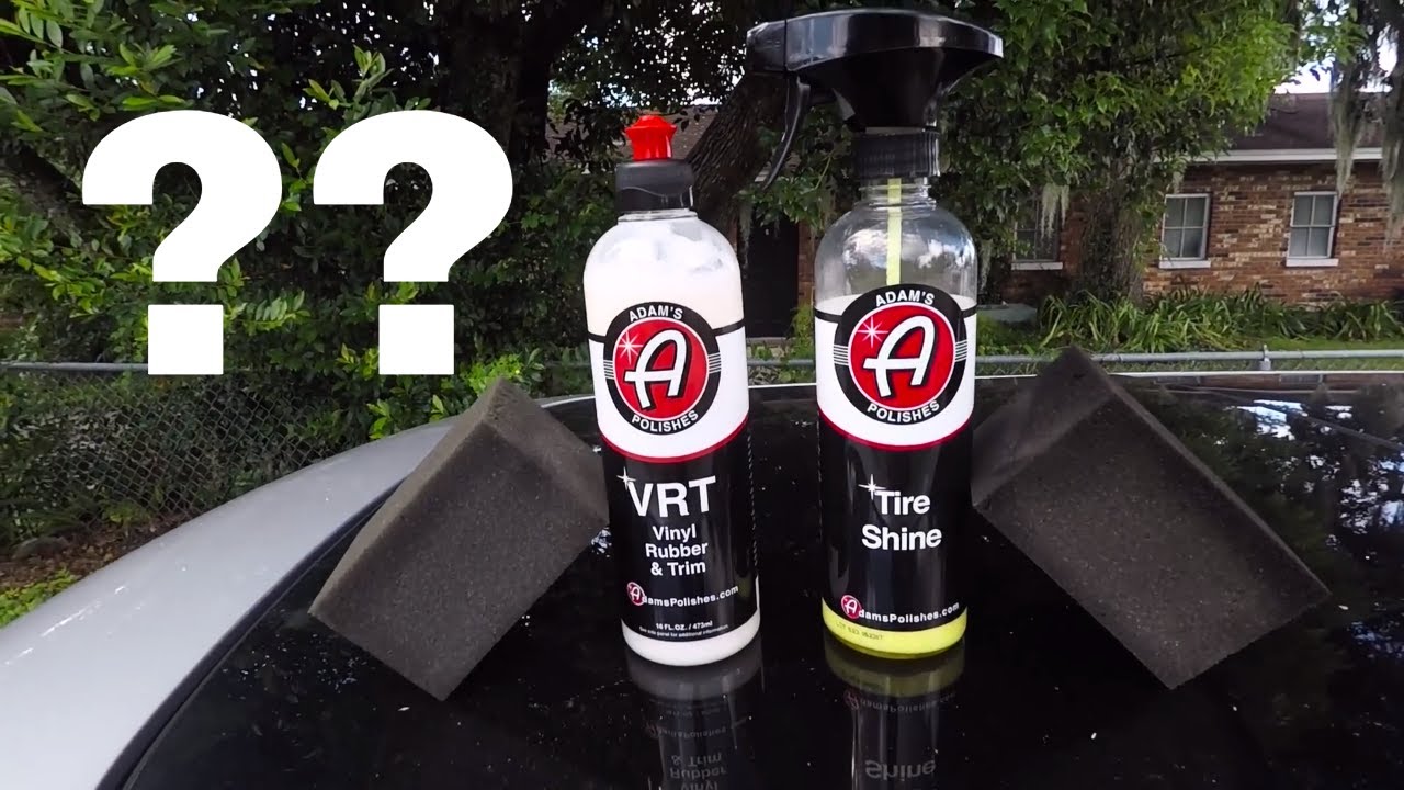 Adams VRT vs Tire Shine | Which is best??