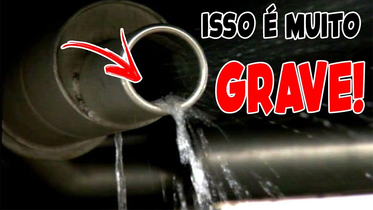 É NORMAL SAIR ÁGUA PELO ESCAPAMENTO?