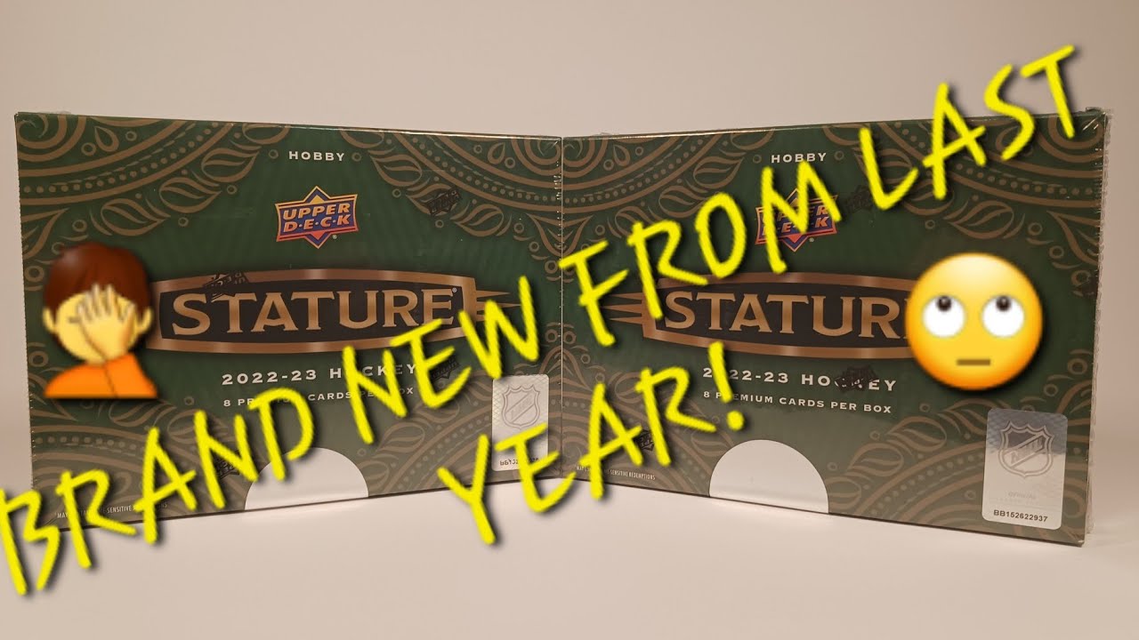 🆕️ 2022-23 UPPER DECK STATURE 🏒🥅 HOCKEY CARDS 2-BOX/PACK RIP BREAK 🙄 BRING ON 2023-24 #hockeycards