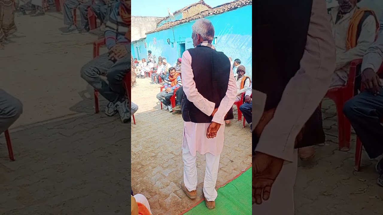बरोदा बिजलौन में श्रद्धांजलि सभा में अपनी बात रखते हुए हीरालाल पाल मैखुवा महामंत्री 