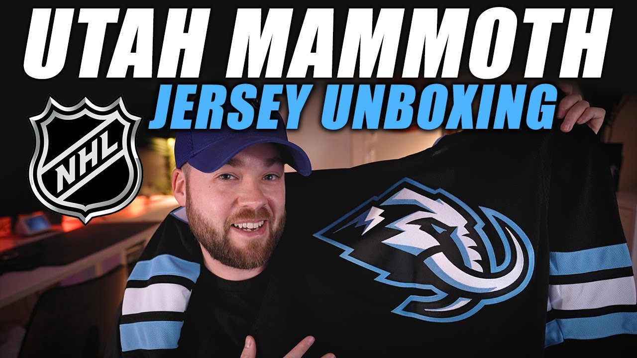 Unboxing My First NHL Utah Mammoth Jersey!