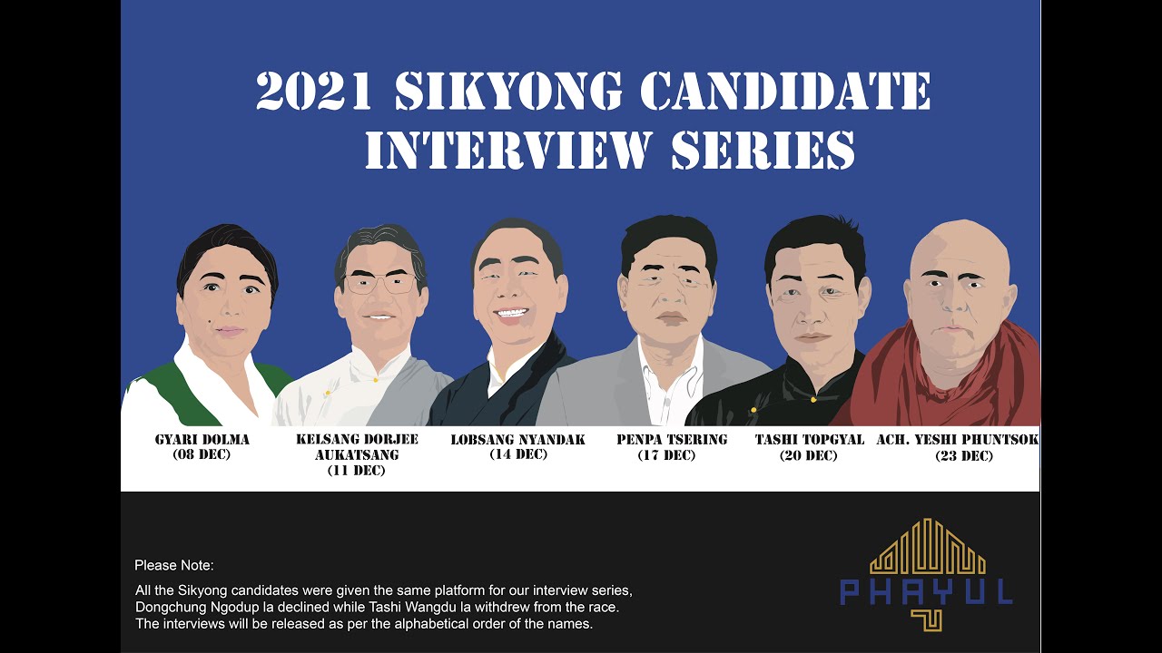 Teaser: Phayul's interview series with the candidates of the 2021 Sikyong (Presidential) election.