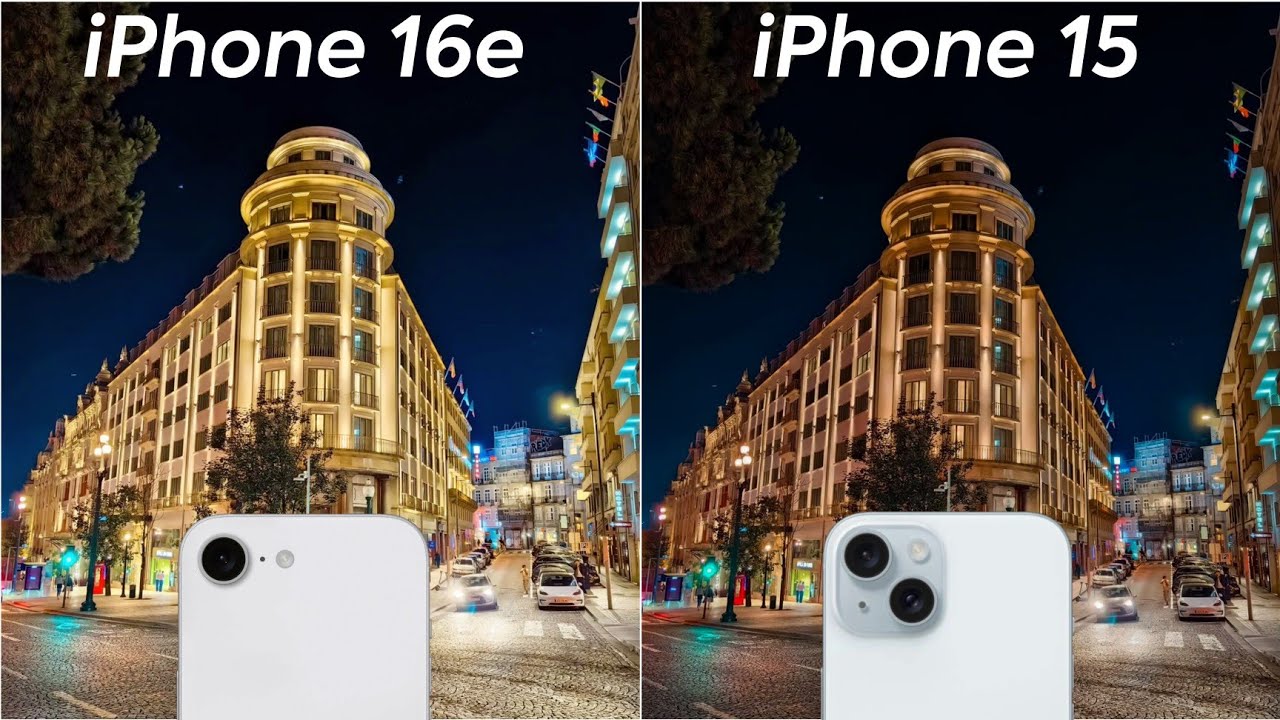 iPhone 16e vs iPhone 15 Camera Test Comparison