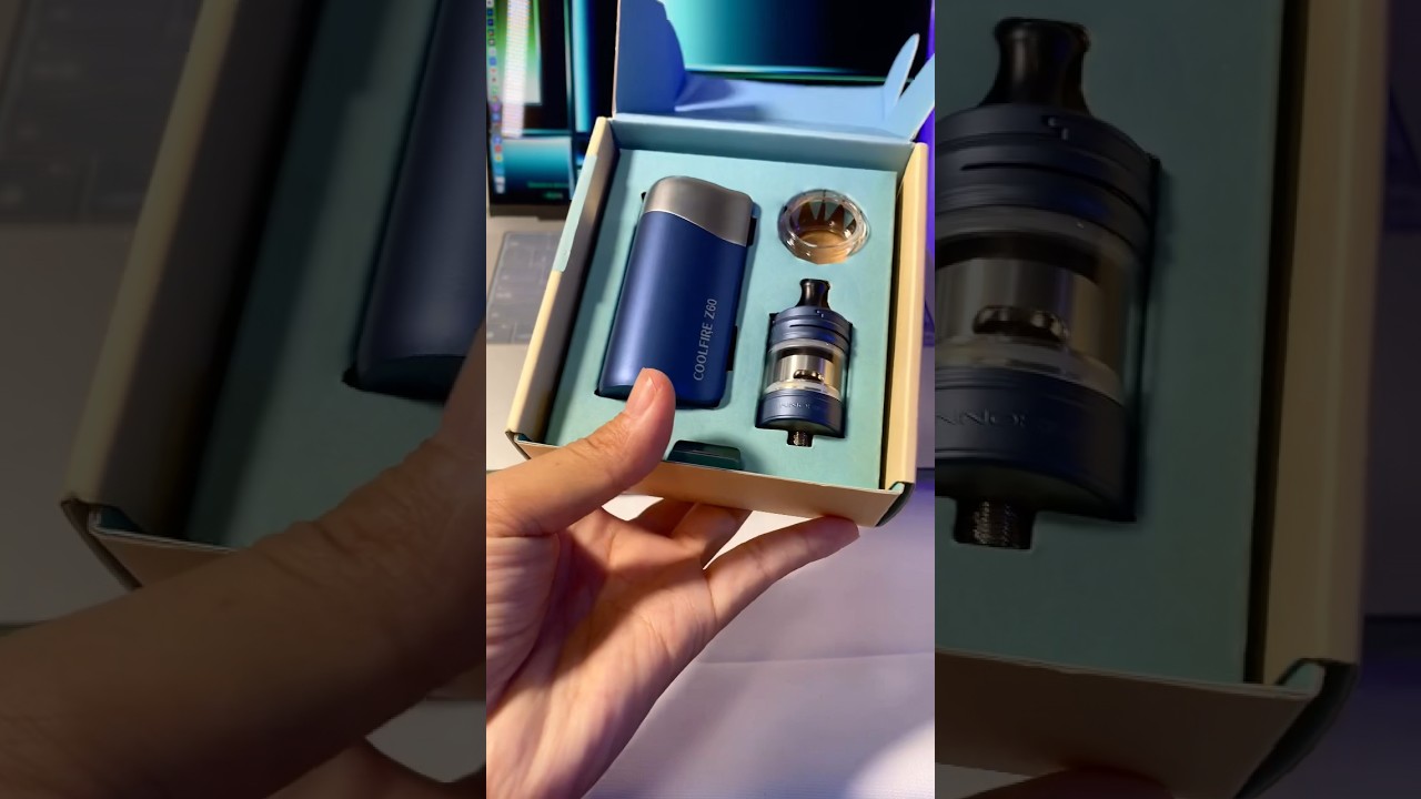INNOKIN COOLFIRE Z60 . High-grade zinc alloy chassis is lightweight and durable. #unboxing #asmr