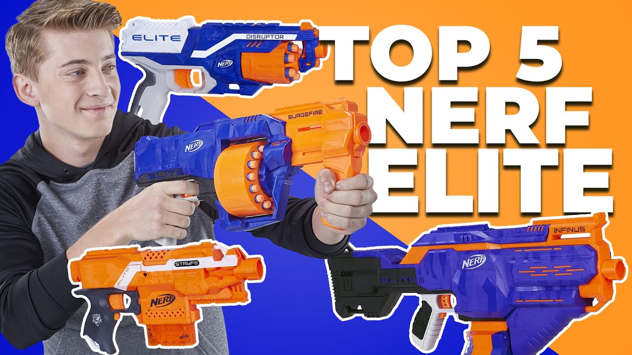 🔫 NERF ELITE: las 5 MEJORES + ZAPATILLAS NERF 👟