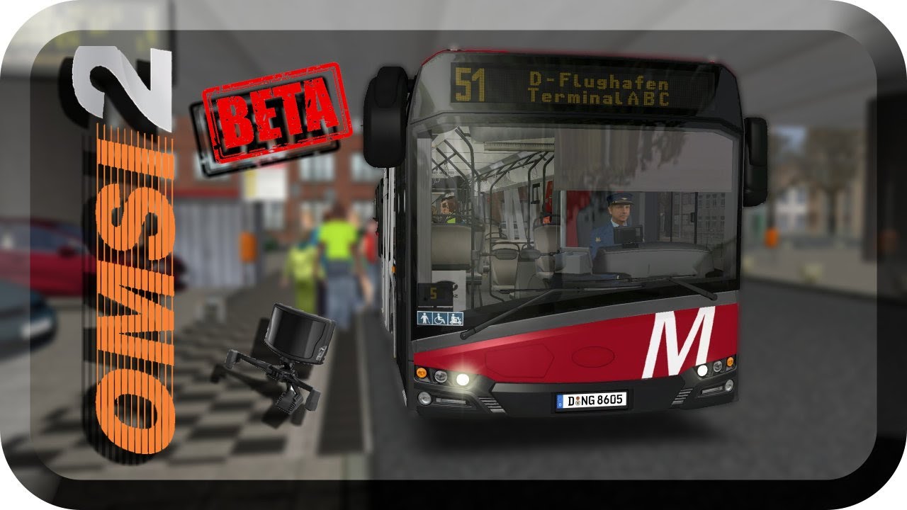 Omsi 2 #226 Düsseldorf Linie SB51 - Vom Flughafen nach Theodor Heuss Brücke /Beta\ *PC/HD/DE*