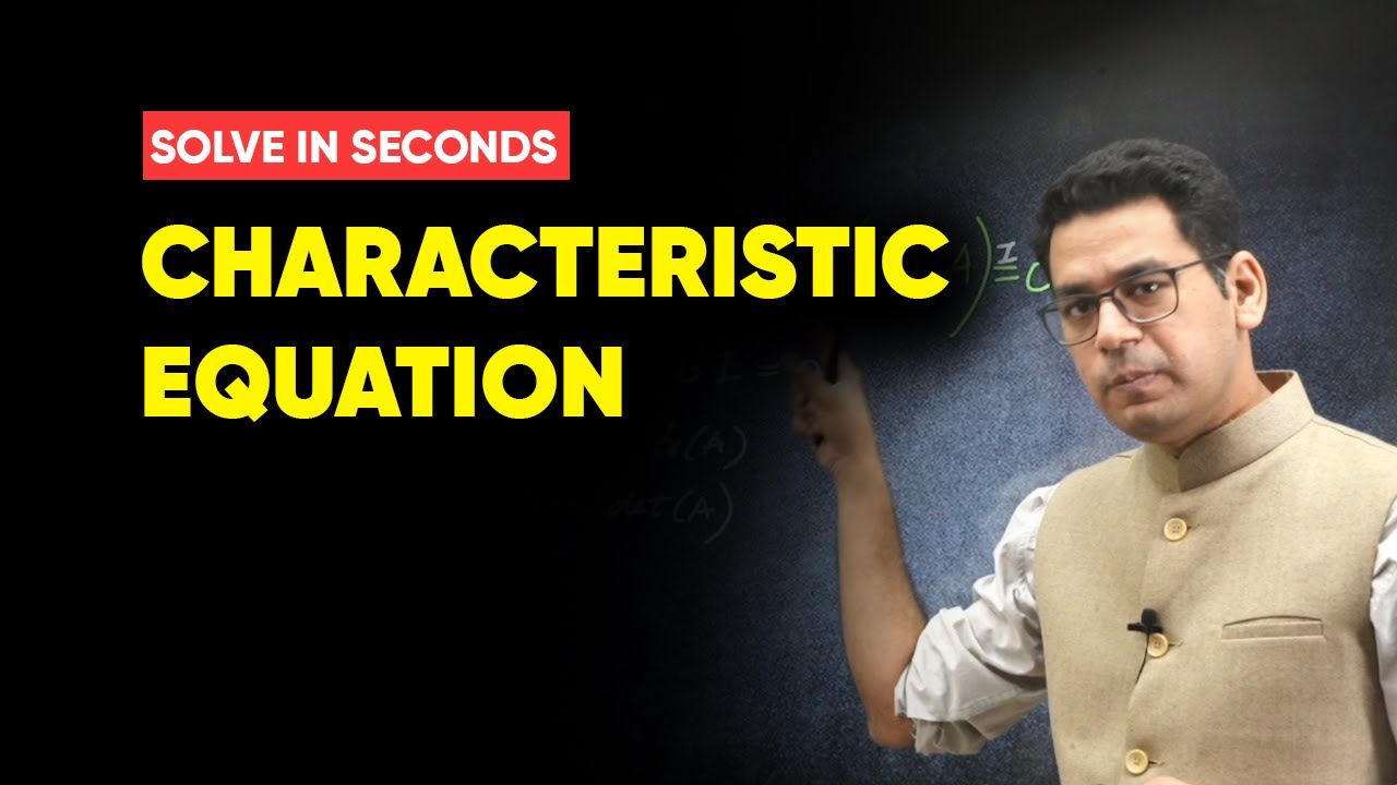 Solve Matrices using Characteristic Equation | IIT JEE Short Cuts & Tricks | | Mathongo | Anup Sir