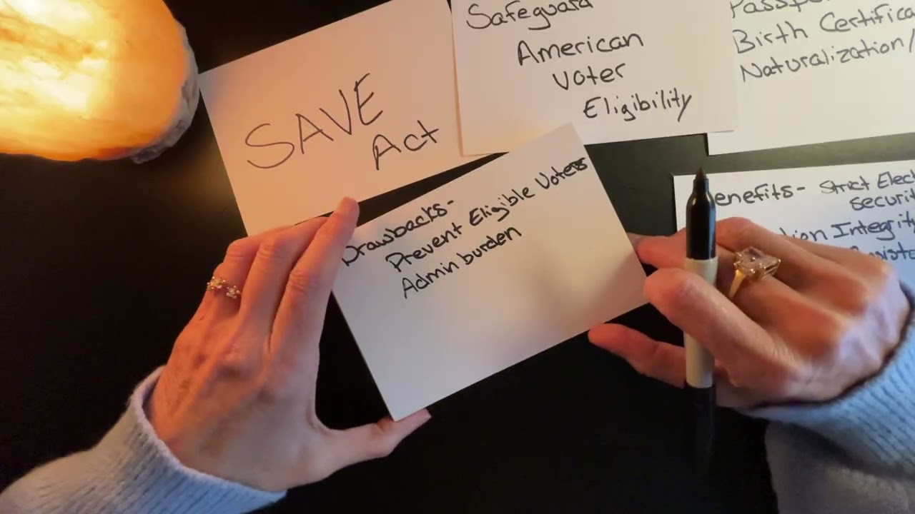 SAVE Act ~ Politics ASMR