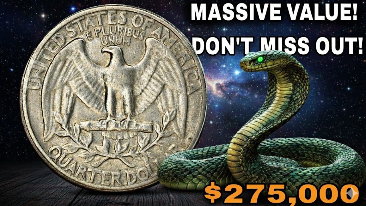 Top 5 Most Valuable Washington Quarters Worth $275,000 – Rare Coins You Need!