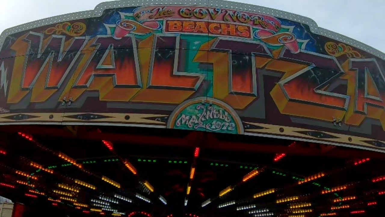 The GOV'NOR BEACH'S 1972 MAXWELL WALTZA - Brooklands Valentine's Funfair 2025 #funfair #waltzer #fyp