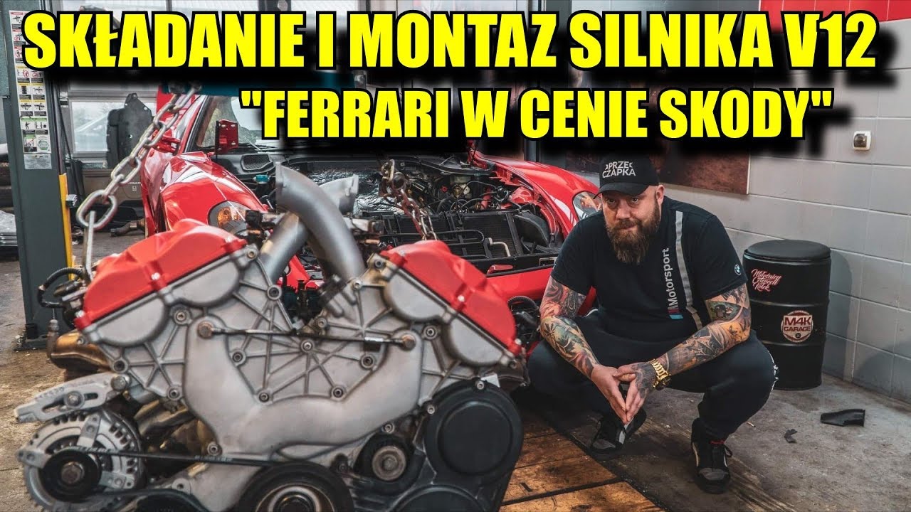 Ferrari w cenie SKODY. FINAŁ W M4K. Składanie silnika montaż i odpalenie!