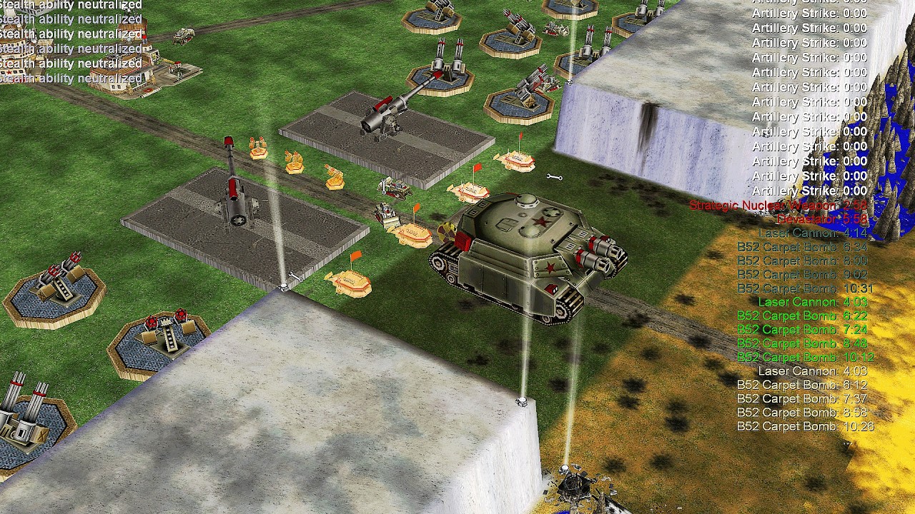 SUPER DEVASTATOR vs 7 BOSS USA - Command & Conquer Generals Apocalyptic