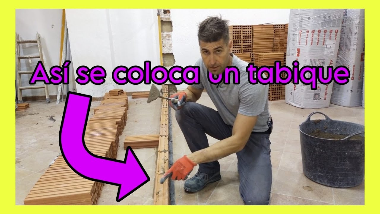 🔝​🔝​Como hacer una TABIQUE DE LADRILLO🧱​De Principio a Fin !!!