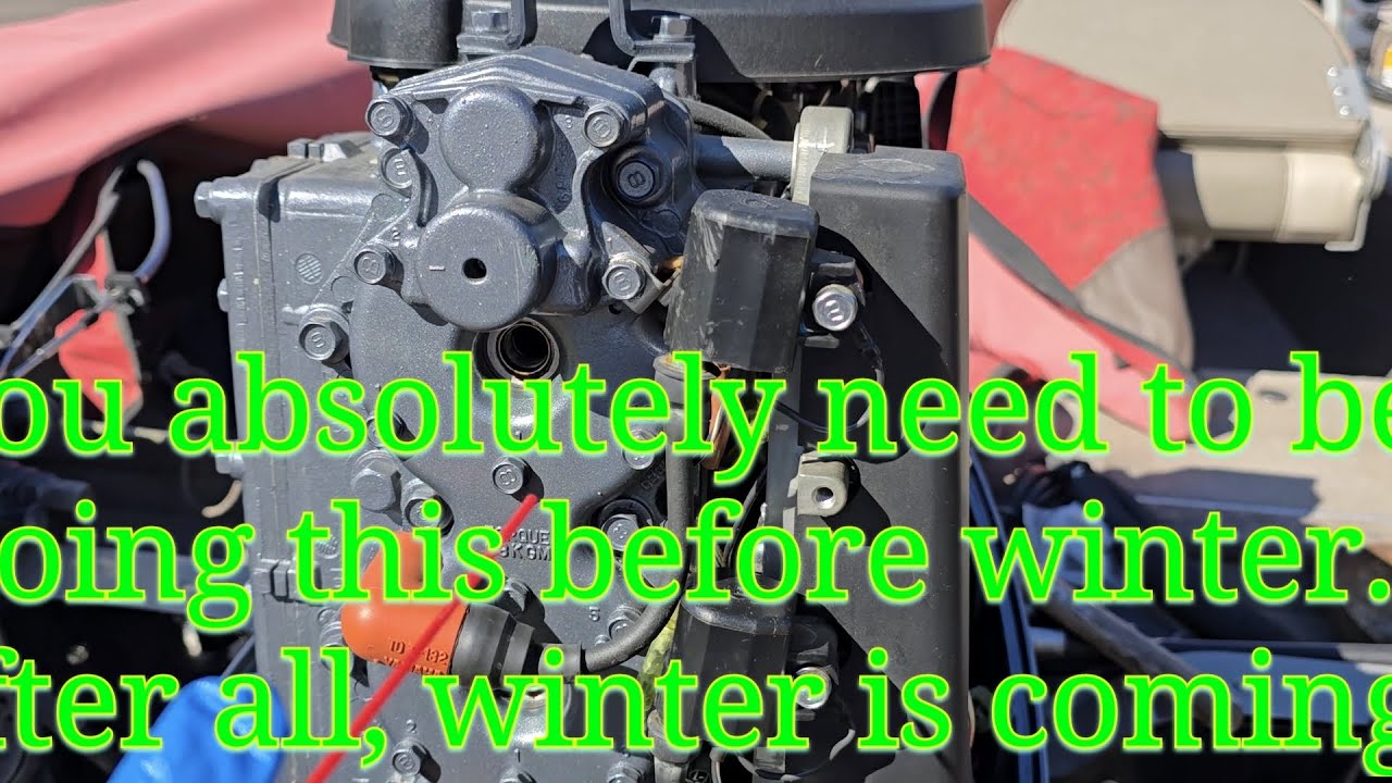 Winterizing a Lund boat and Yamaha outboard motors.