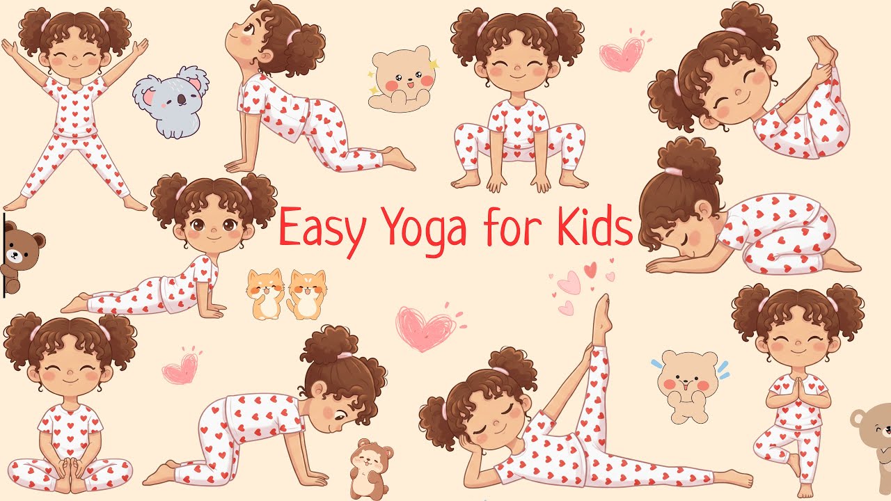 Easy Yoga for Kids | Improve Posture | Flexibility | Yoga for Children