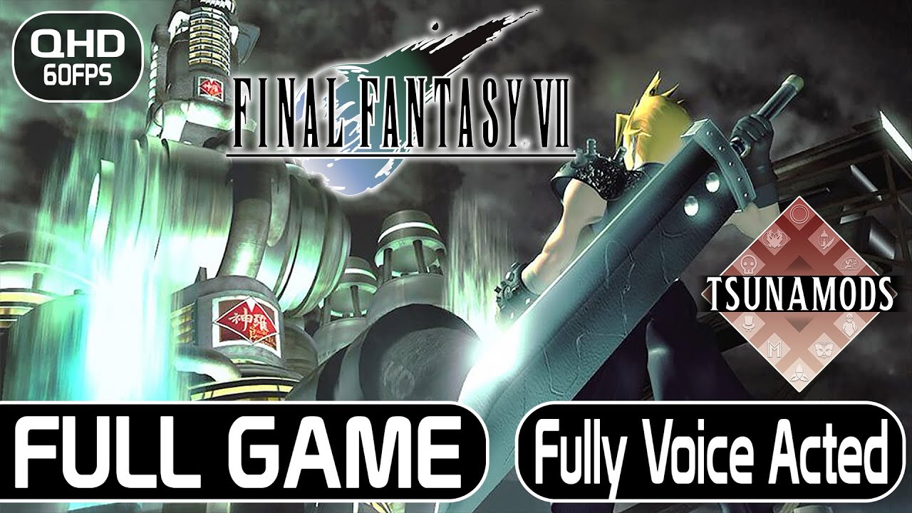 Final Fantasy VII (1997) | Full Game - 100% | Fully Voice Acted | Longplay Walkthrough No Commentary