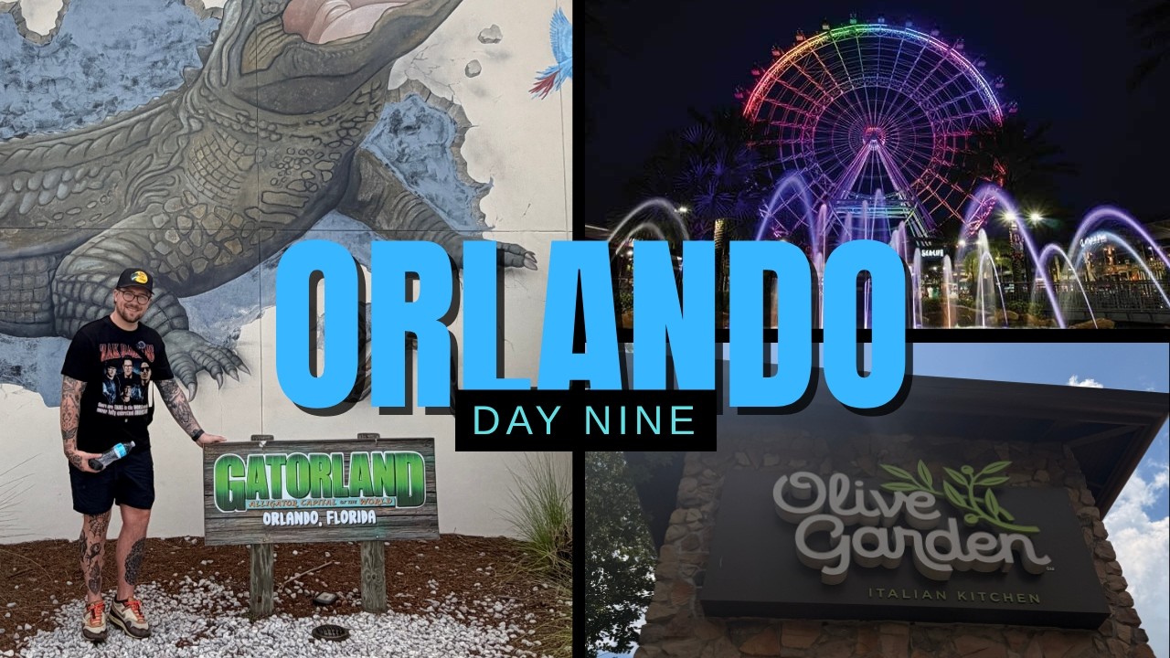 ВЛОГ ИЗ ОРЛАНДО, ФЛОРИДА | GATORLAND 🐊 | OLIVE GARDEN 🍝 | YARD HOUSE 🍺 | ДЕНЬ ДЕВЯТЫЙ 🤍