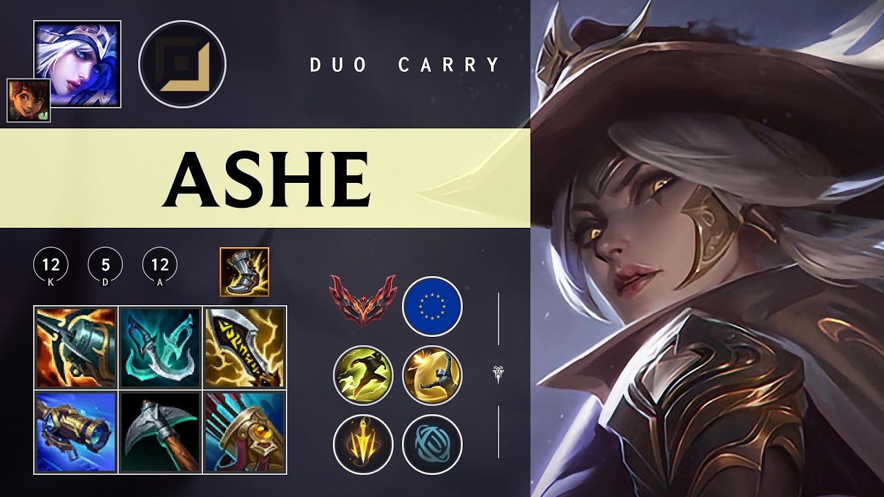 Ashe ADC vs Xerath - EUW Grandmaster Patch 26.04