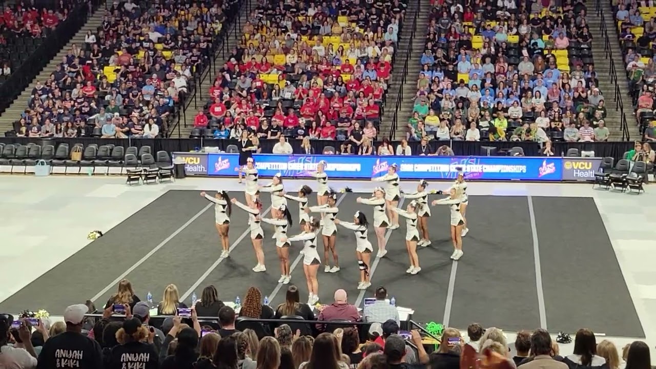 King William High School 1A/2A at VHSL Cheer States 2022