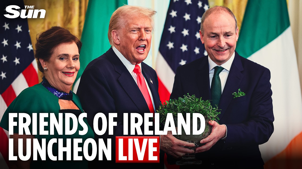 LIVE: President Trump hosts the Taoiseach at the US capitol