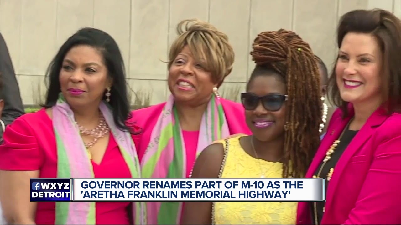 Governor renames part of Lodge Freeway as the Aretha Franklin Memorial Highway