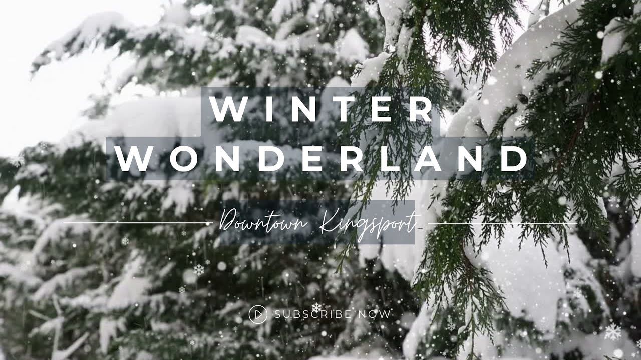 Snow Day Drive Through Kingsport, TN | Downtown Streets & Neighborhoods