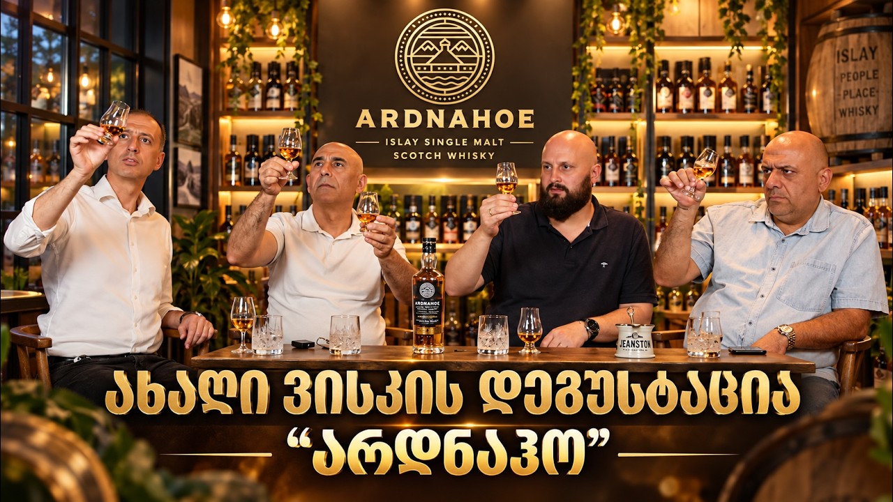 ARDNAHOE 5 y.o. Inaugural Whisky Degustation / არდნაჰოს 5 წლის ინაგურალ ვისკის დეგუსტაცია