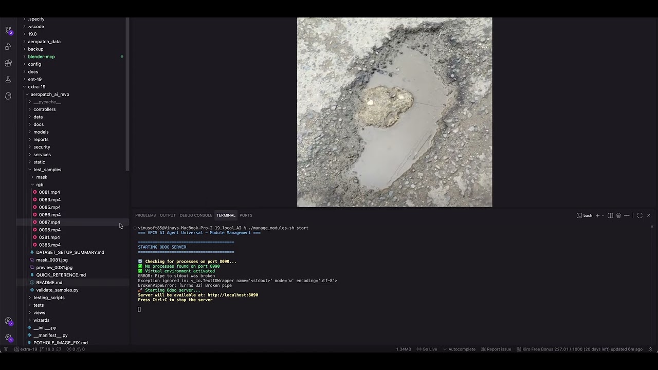 Pothole Detection with GPS Location And Depth/Size Measurements