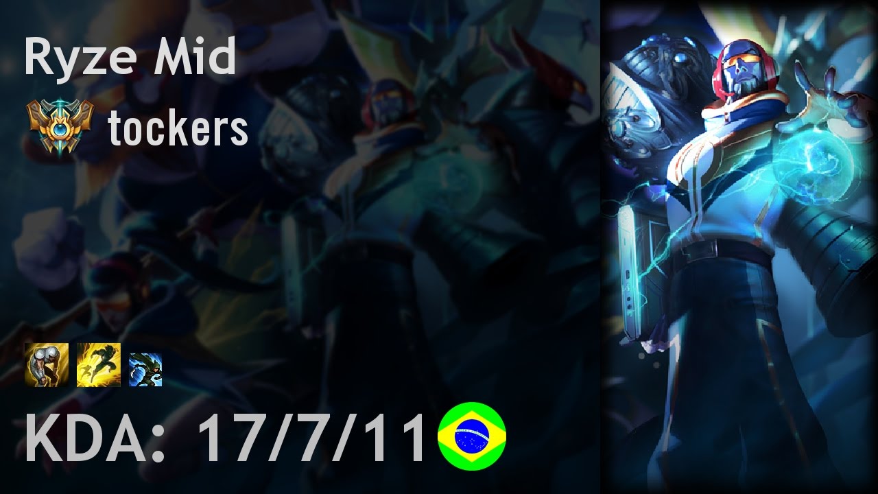 Ryze Mid vs Cassiopeia - tockers - BR Challenger Patch 7.8