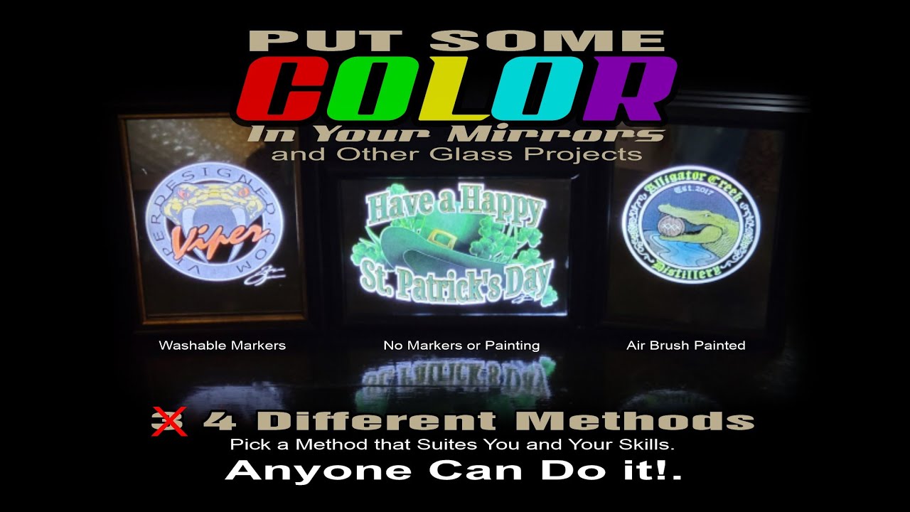 Add Color to Your Next Glass or Mirror Project Easily
