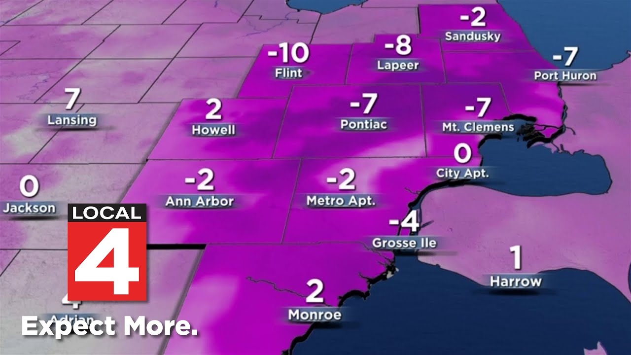 Metro Detroit weather forecast Feb. 8, 2026 -- 7 a.m. Update