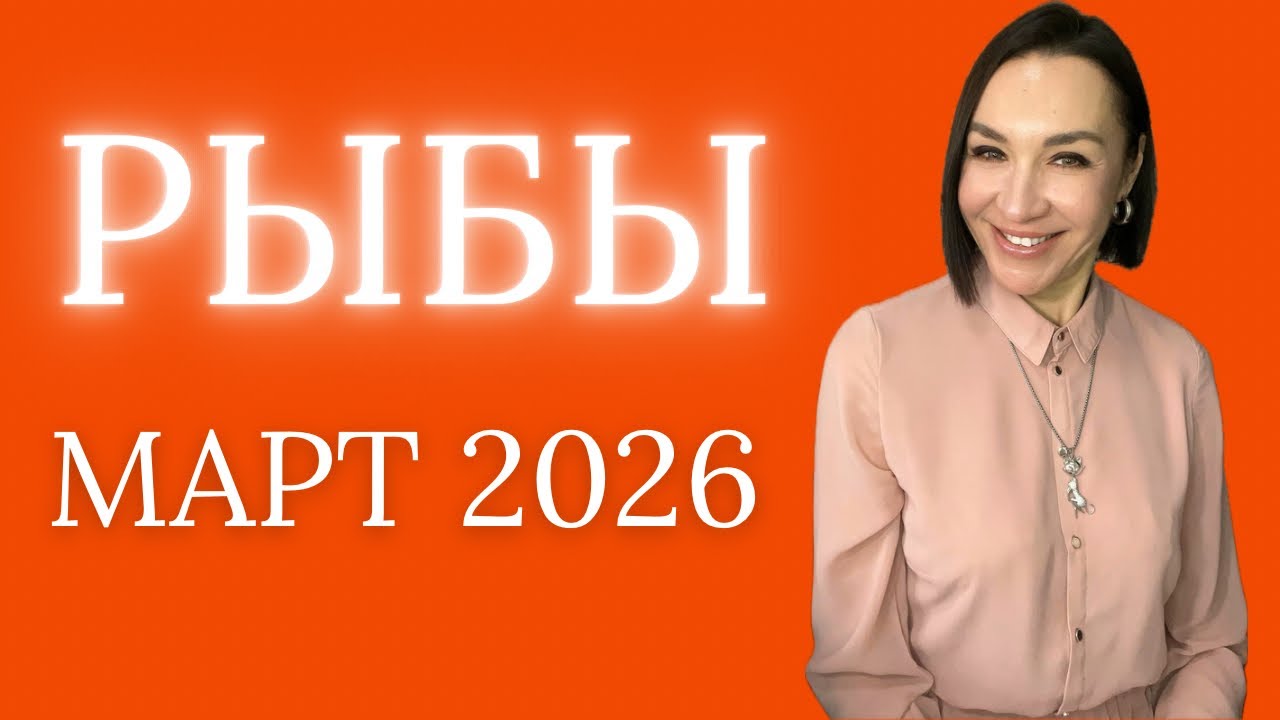 РЫБЫ - МАРТ 2026. ЛУННОЕ ЗАТМЕНИЕ. НУЛЕВЫЕ ДНИ. ПОМОЩЬ ЧЕРЕЗ ДЕВУ. #астропрогноз #гороскоп2026 #рыбы